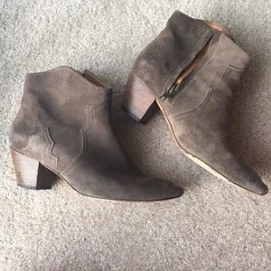 Isabel Marant Dicker Suede Boots Size 41